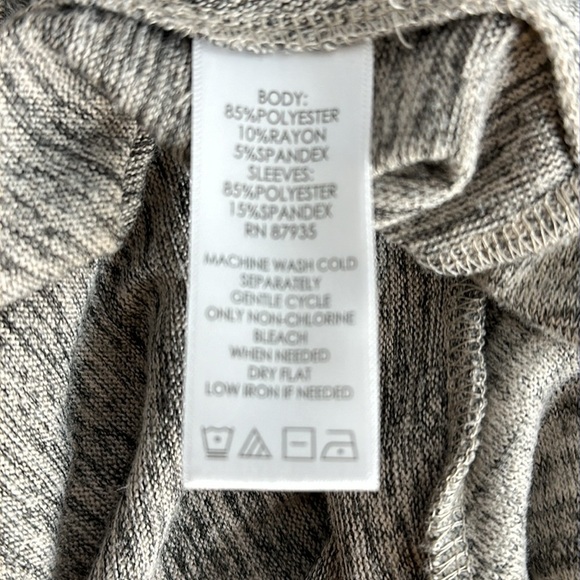 LOGO Lori Goldstein Marble Knit Cardigan, M - Picture 11 of 12